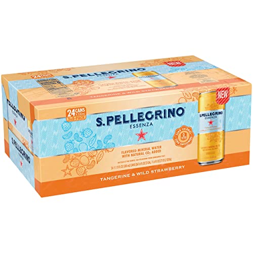 S.Pellegrino Essenza Tangerine &Amp; Wild Strawberry Flavored Minera
