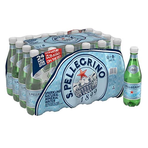 S.Pellegrino Sparkling Natural Mineral Water, [24 Count] 16.9 Fl