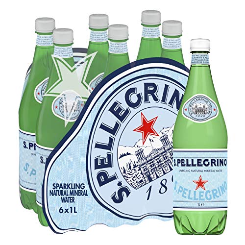 Sanpellegrino Sparkling Natural Mineral Water, 33.8 Fl Oz Pack
