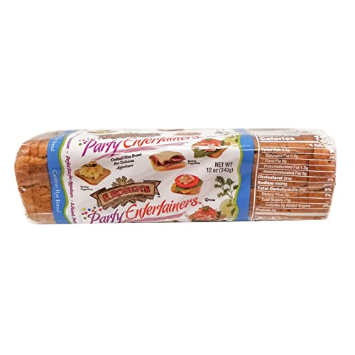 S.Rosens Cocktail Rye Bread - Caraway Case of 4 Loaves