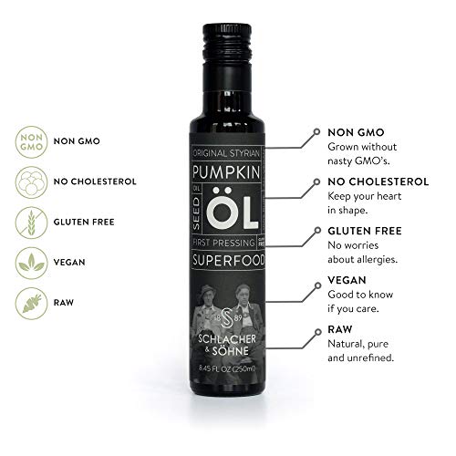 Schlacher &Amp; Söhne Styrian Pumpkin Seed Oil: 100% Pure, Cold Pres
