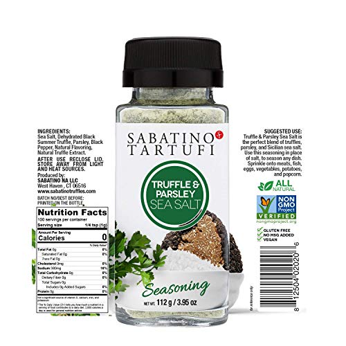Sabatino Truffle &Amp; Parsley Sea Salt Seasoning, 3.53 Ounce