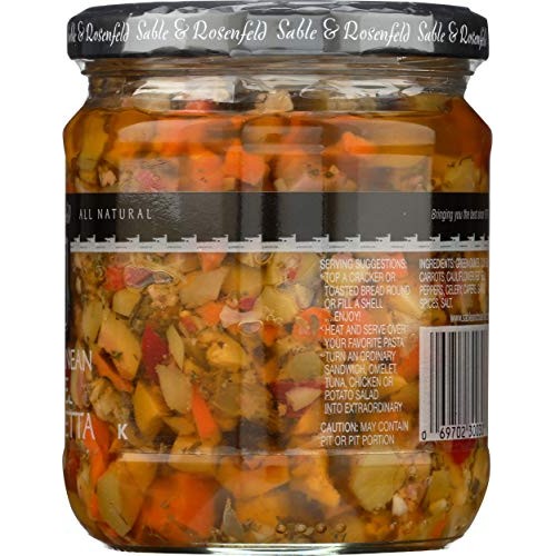 Sable and Rosenfeld Mediterranean Olive Bruschetta, 16 Ounce