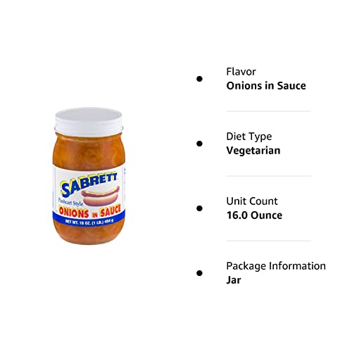 Sabrett Onions in Sauce 16 oz. Sabrett Onions in Sauce 16 oz.