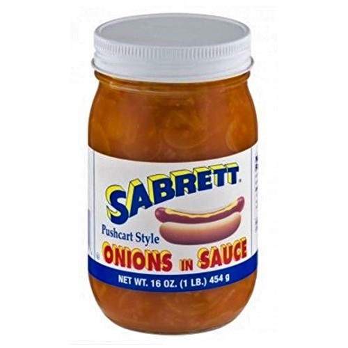 Sabrett Pushcart Style Onions In Sauce, 16 Oz 4 Jars