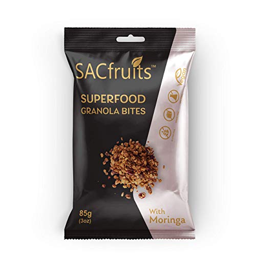 Sacfruits Superfood Granola Energy Bites. Keto-Friendly, Paleo-F