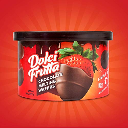 Dolci Frutta Hard Chocolate Shell, Simply Microwave, Dip, And Do
