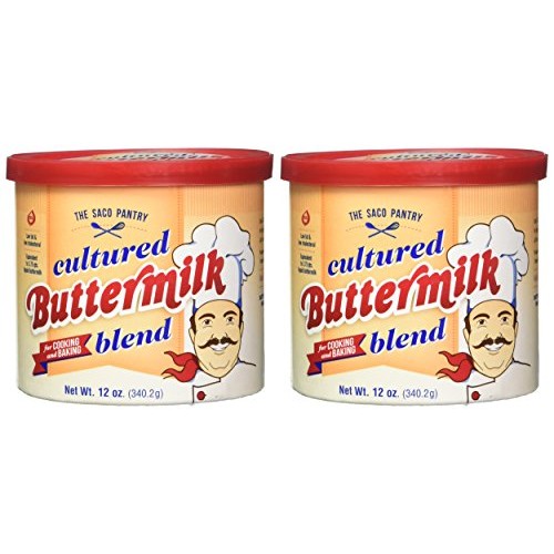 Saco Powdered Buttermilk, 12-Ounce Can Multi-Pack