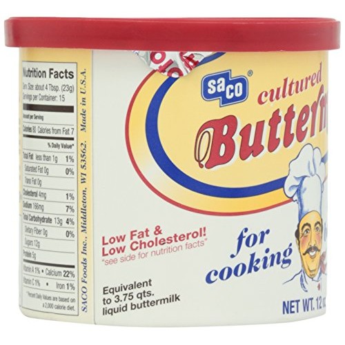 Saco Cultured Buttermilk For Cooking And Baking, Powdered, 12 Oz
