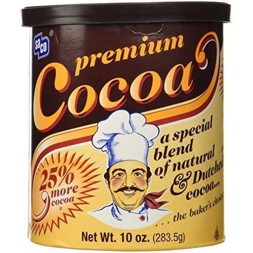 Saco Premium Baking Cocoa, 10-Ounce Canister