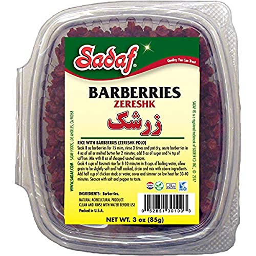 Sadaf Zereshk Barberries 3 Oz, Red