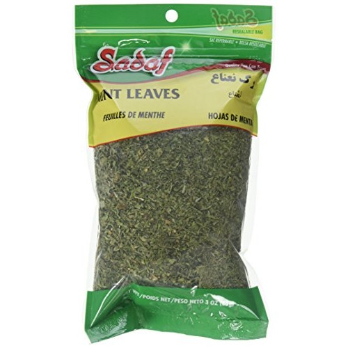 Sadaf Dried Mint Leaves Bag, 3 Oz.