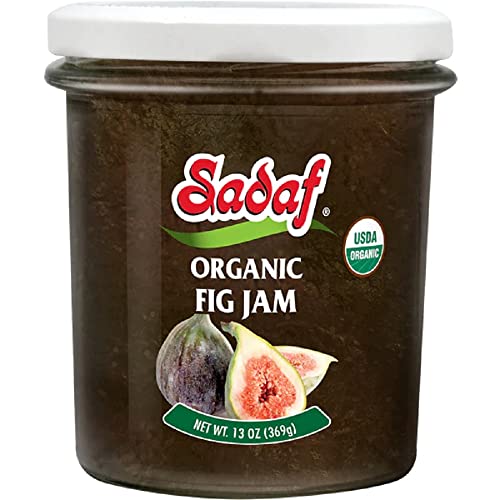 Sadaf Organic Fig Jam - Jelly Made From Organic Figs - Organic J