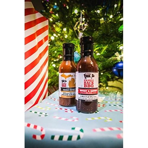 Saddleback Gluten Free Bbq Sauce Combo Pack With Michigan Mustar