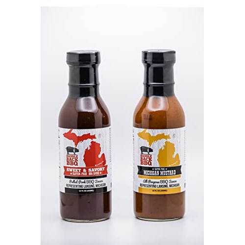 Saddleback Gluten Free Bbq Sauce Combo Pack With Michigan Mustar