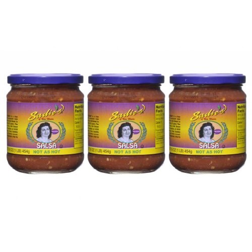 Sadies Not As Hot Salsa 16 Oz Pack Of 3
