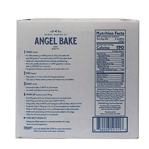 Professional French Macaron Baking Mix With Meringue-Based Swiss