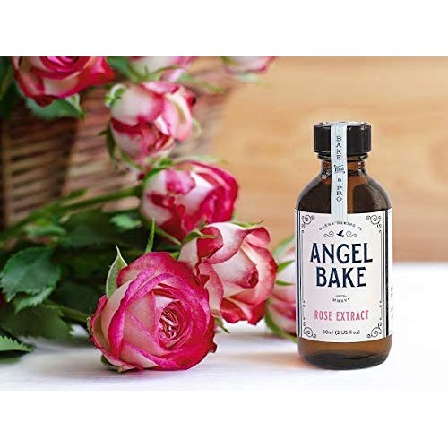 Angel Bake Rose Extract - Bulgarian. 2 Fl Oz.