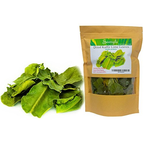 Dried Kaffir Lime Leaves In Bag, 0.88Oz