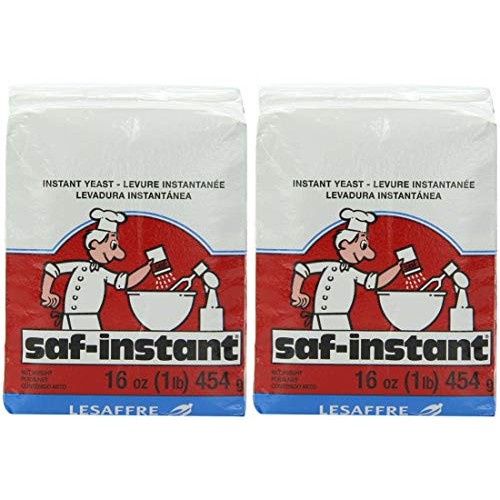 Saf Instant Yeast, 1 Pound Pouch - 2 Pack