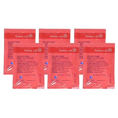 Safale Us-05 Six Packages, 11.5 G Ea