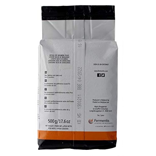 Safale Us-05 Beer Yeast - 500 Gram Package 1.1 Lb.