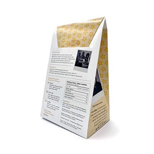 Safaroma Saffron Earl Grey Tea - Certified Organic, Containing P