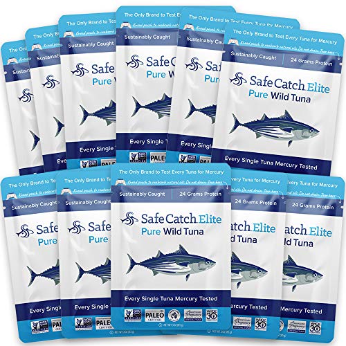 Safe Catch Elite Lowest Mercury Solid Wild Tuna Steak, 3 Oz Pouc
