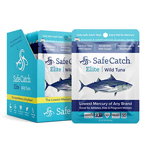 Safe Catch Elite Lowest Mercury Solid Wild Tuna Steak, 3 Oz Pouc