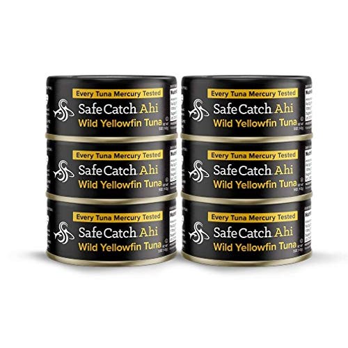 Safe Catch Ahi, Lowest Mercury Solid Wild Yellowfin Tuna Steak,