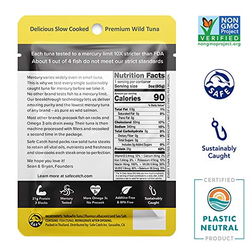 Safe Catch Ahi, Wild Yellowfin Tuna, Lowest Mercury Wild Tuna, K Safe Catch Ahi, Wild Yellowfin Tuna, Lowest Mercury Wild Tuna, K