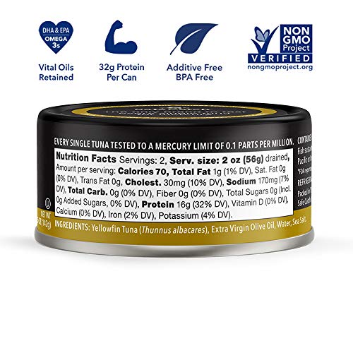 Safe Catch Canned Ahi Wild Yellowfin Tuna In Extra Virgin Olive