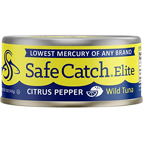 Safe Catch Elite Lowest Mercury Canned Solid Wild Tuna Fish Stea