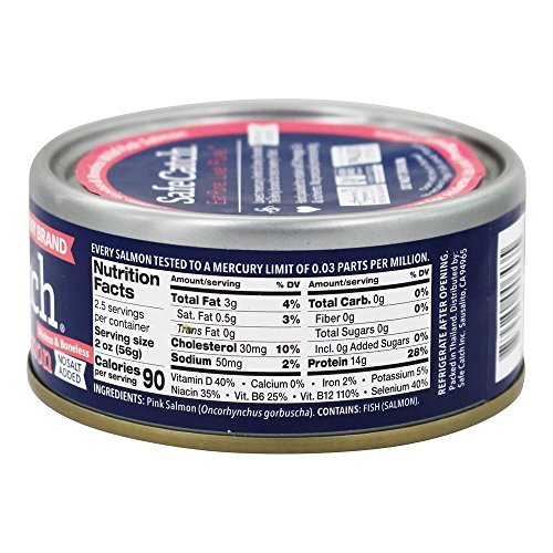 Safe Catch - Premium Skinless &Amp; Boneless Wild Pink Salmon No Sal