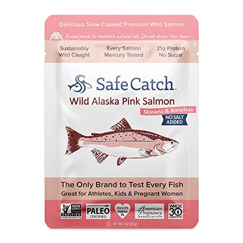 Safe Catch Wild Alaska Pink Salmon, No Salt Added, Mercury Teste