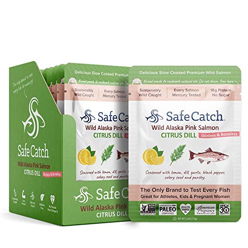 Safe Catch Wild Alaska Pink Salmon - Seasoned 2.6Oz Pouches A