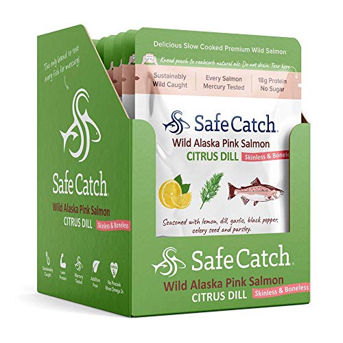 Safe Catch Wild Alaska Pink Salmon - Seasoned 2.6Oz Pouches A