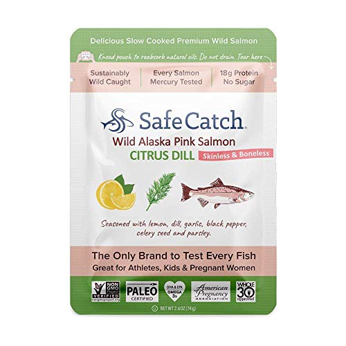 Safe Catch Wild Alaska Pink Salmon - Seasoned 2.6Oz Pouches A