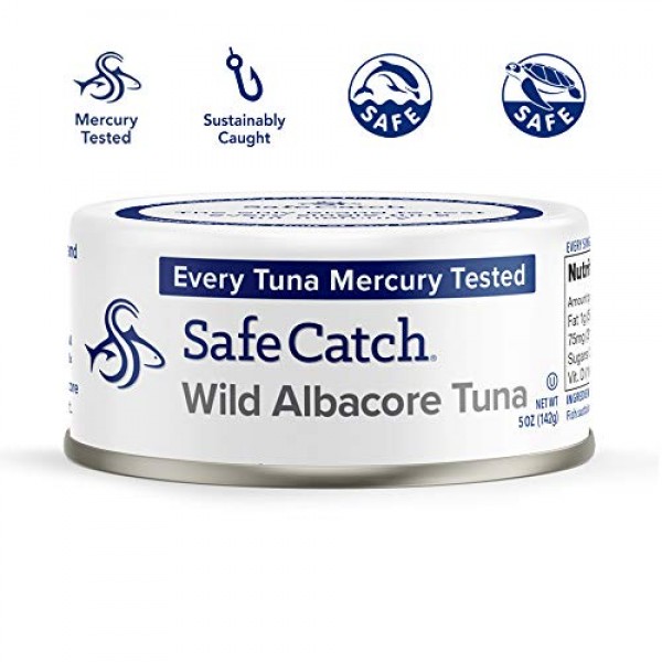 Safe Catch Wild Albacore Tuna, 5 Oz Can Pack Of 6. The Only Br