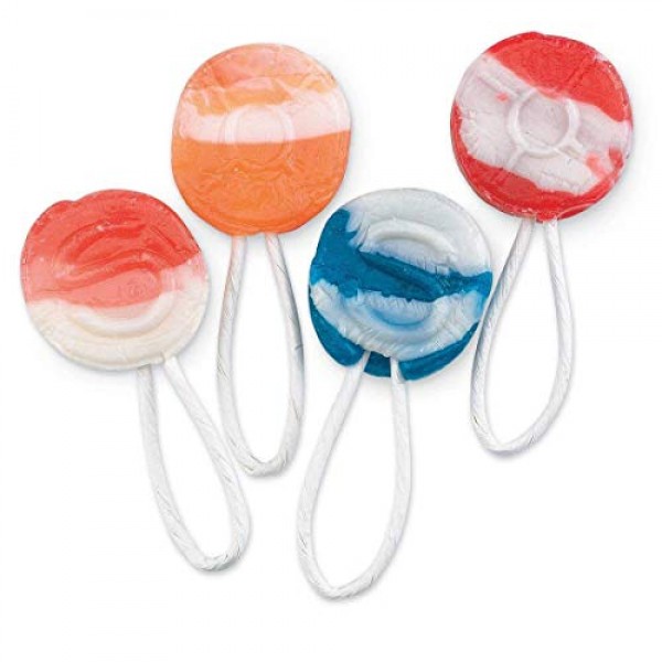 safety pops lollipops Spangler Swirl Saf-T-Pops, Assorted, 100 C...