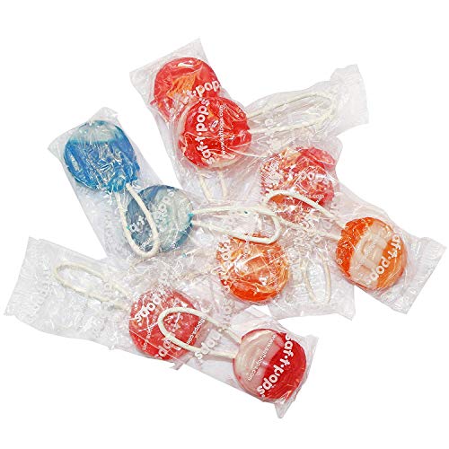 Safety Pops Lollipops Spangler Swirl Saf-T-Pops, Assorted, 100 C Safety Pops Lollipops Spangler Swirl Saf-T-Pops, Assorted, 100 C