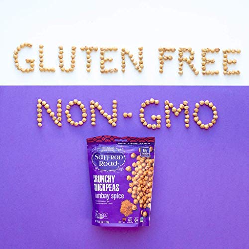 Saffron Road Crunchy Chickpeas, Chipotle, 6 Ounce