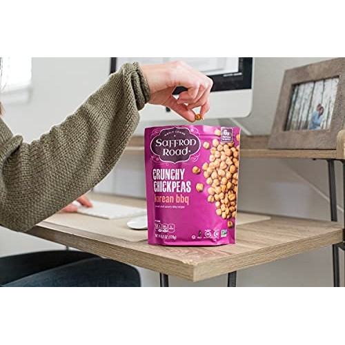 Saffron Road Organic Crunchy Chickpea Snacks-Gluten Free, Non-GM...