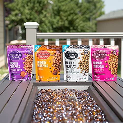 Saffron Road Organic Crunchy Chickpea Snacks-Gluten Free, Non-GM...