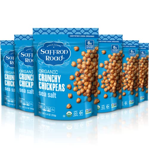 Saffron Road Organic Crunchy Chickpea Snacks-Gluten Free, Non-GM...