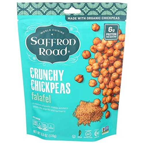 Saffron Road Organic Crunchy Chickpeas, Non-Gmo, Gluten-Free, Ha
