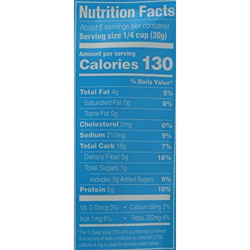 Saffron Road Organic Sea Salt Crunchy Chickpea Snack, 6oz - USDA...