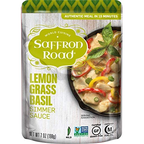 Saffron Road Simmer Sauce, Non-Gmo, Gluten-Free, Halal, Kosher,