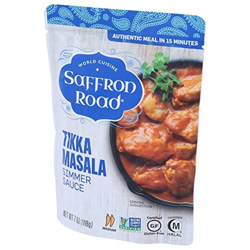 Saffron Road Tikka Masala Simmer Sauce, 7 Oz