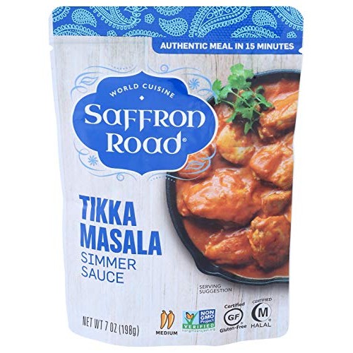 Saffron Road Tikka Masala Simmer Sauce, 7 Oz